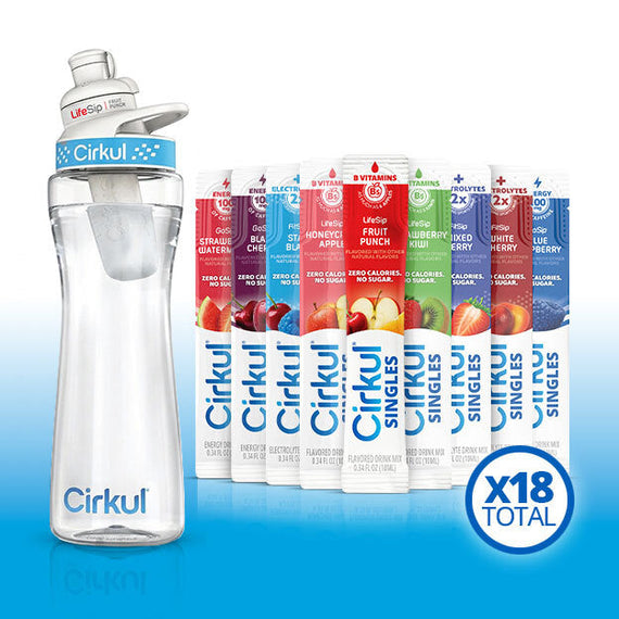 22oz. Plastic Bottle & GoSip® Black Cherry L4